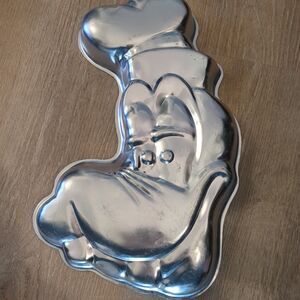 VTG Wilton GOOFY Cake Pan 16 x 11 DISNEY Metal Baking Mold Tin 515-1007